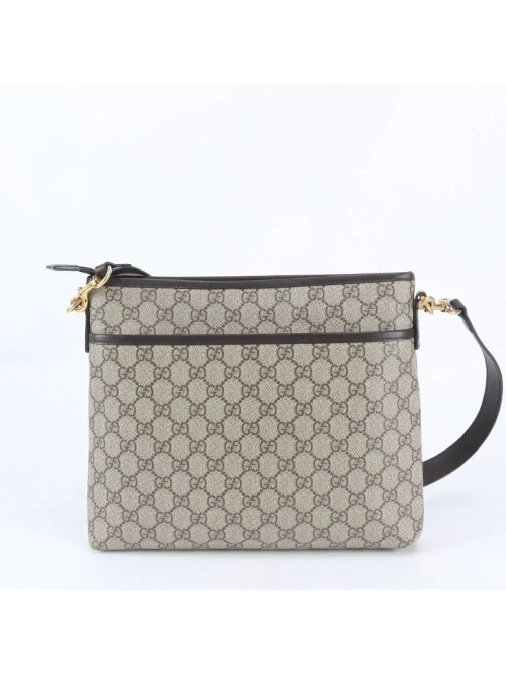 Gucci GG Supreme Leather Shoulder Bag Crossbody Messenger Business